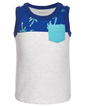First Impressions Baby Boys Palm Tree Cotton Tank Top Created for Macy's