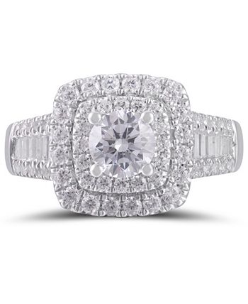 Macy's - Diamond Engagement Ring (1 3/4 ct. t.w.) in 14K White Gold