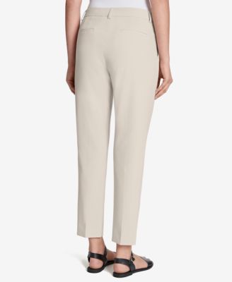 Tahari ASL Heather Bi-Stretch Ankle Pants
