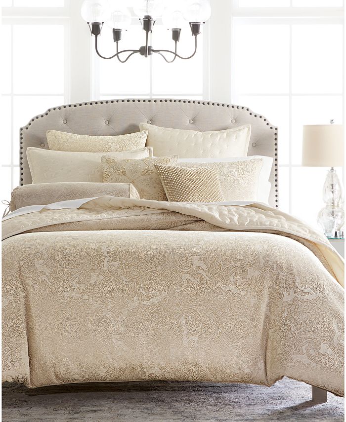 Hotel Collection CLOSEOUT! Engraved Paisley Comforter, Full/Queen