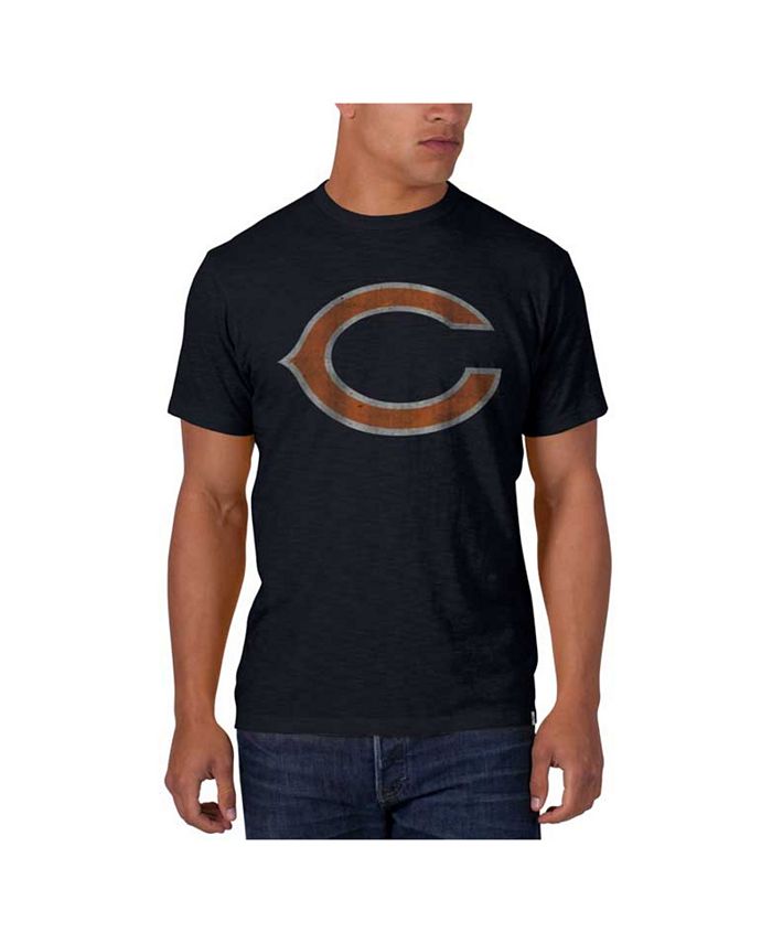 47 Brand Men's Chicago Bears Logo Scrum T-Shirt - Macy's