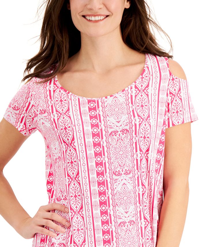 macys cold shoulder tops