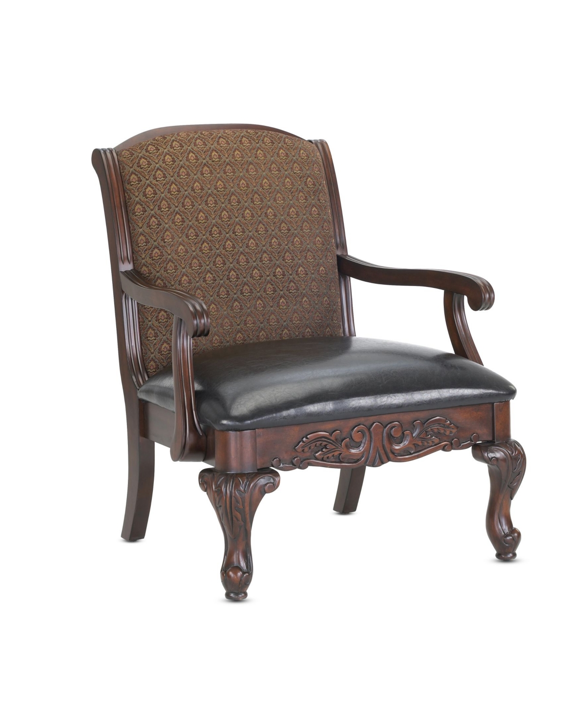 Comfort Pointe Liza Arm Chair In Brown