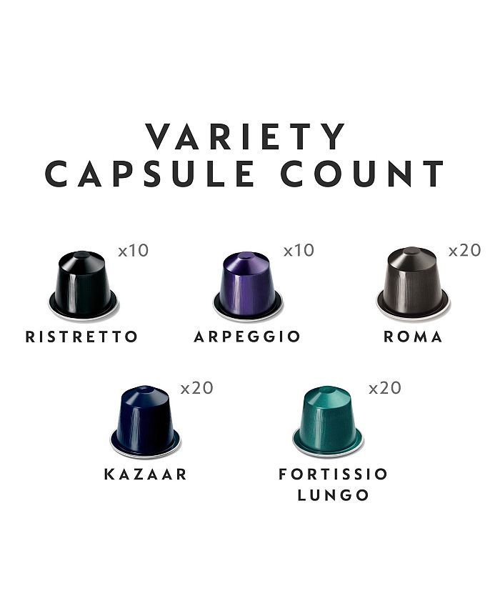 Nespresso Capsules OriginalLine , Best Seller Variety Pack, Dark Roast