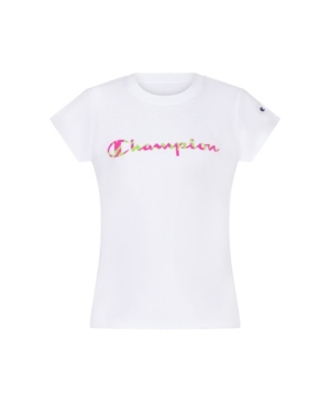 Big Girls Zebra Script Short Sleeve Tee