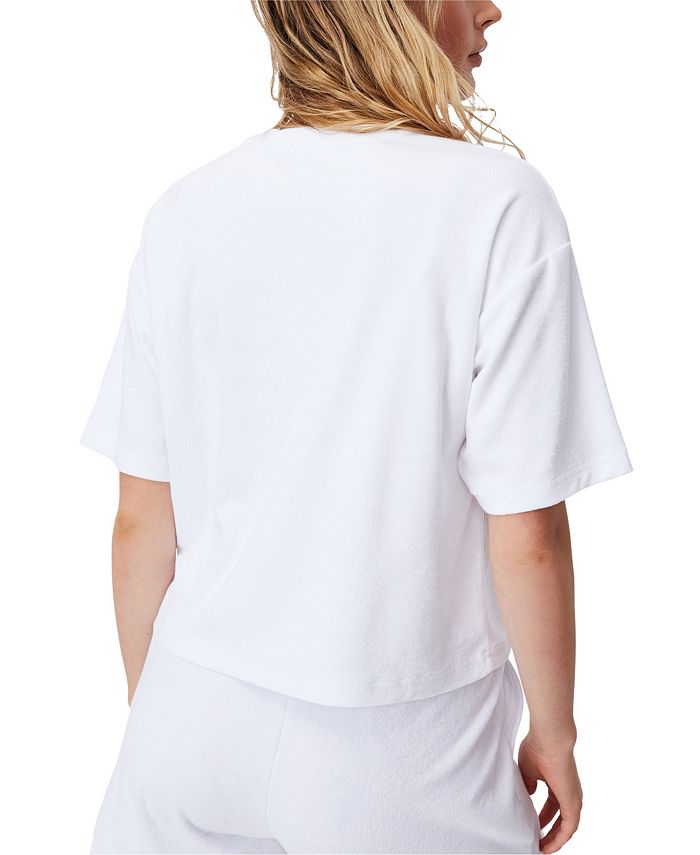 COTTON ON Women's Terry Towelling Boxy T-Shirt - Macy's