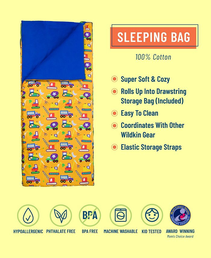 Wildkin Under Construction Sleeping Bag Macy's