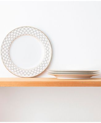 Eternal Palace Gold Set of 4 Dinner Plates, 10-1/2"