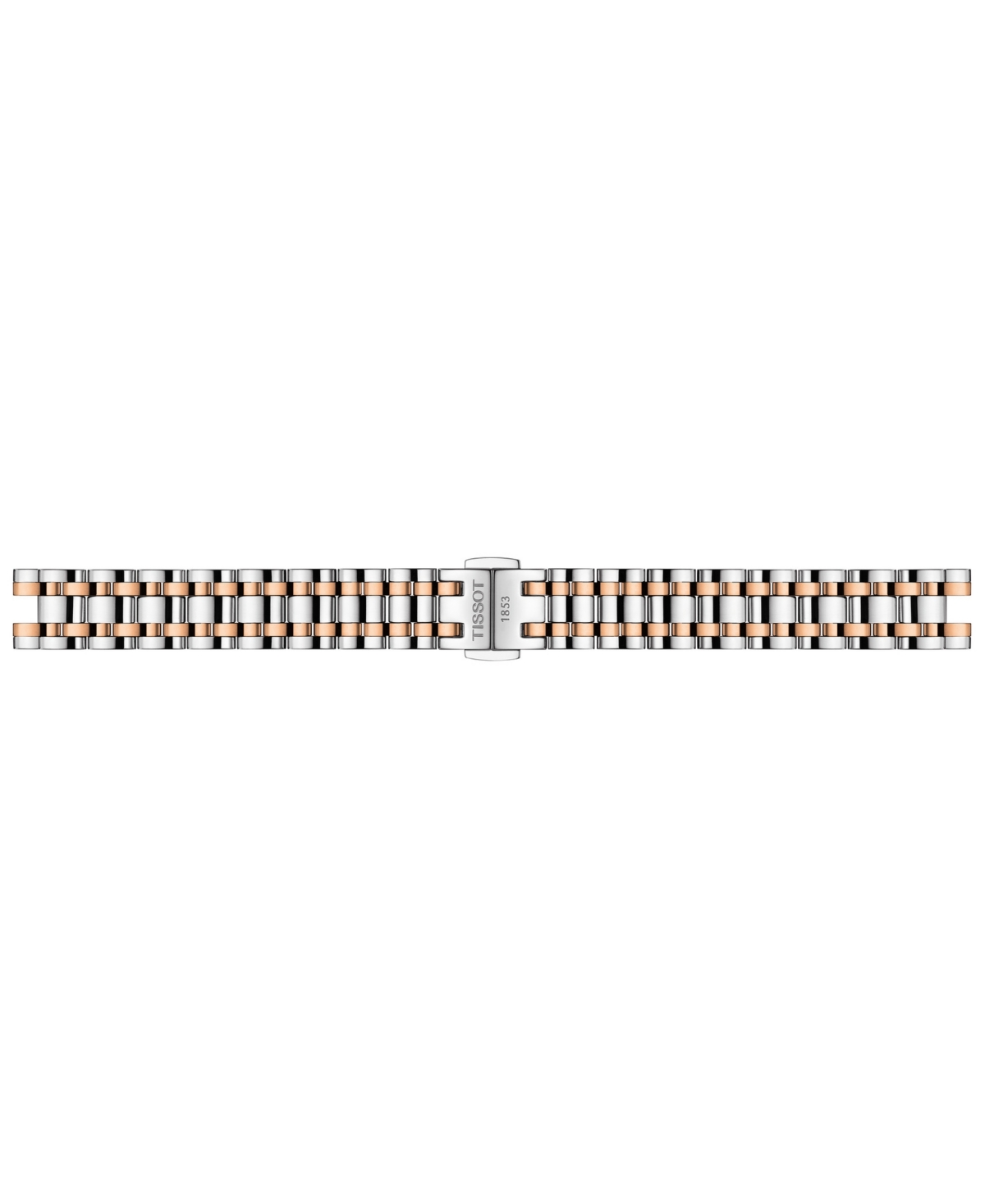 Shop Tissot Women's Swiss Bellissima Two-tone Stainless Steel Bracelet Watch 26mm In White