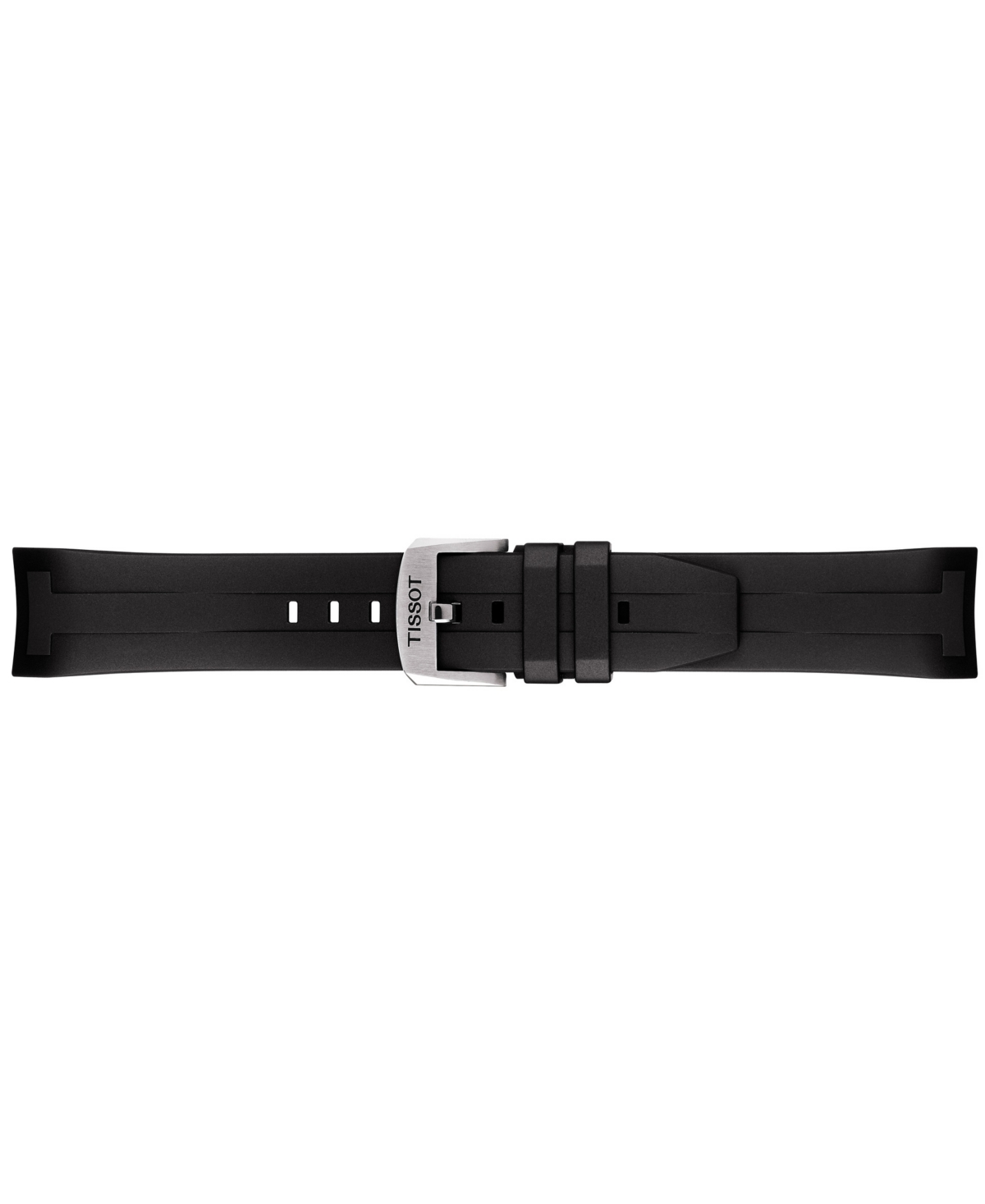 Shop Tissot Men's Swiss Chronograph Seastar 1000 Black Rubber Strap Watch 46mm