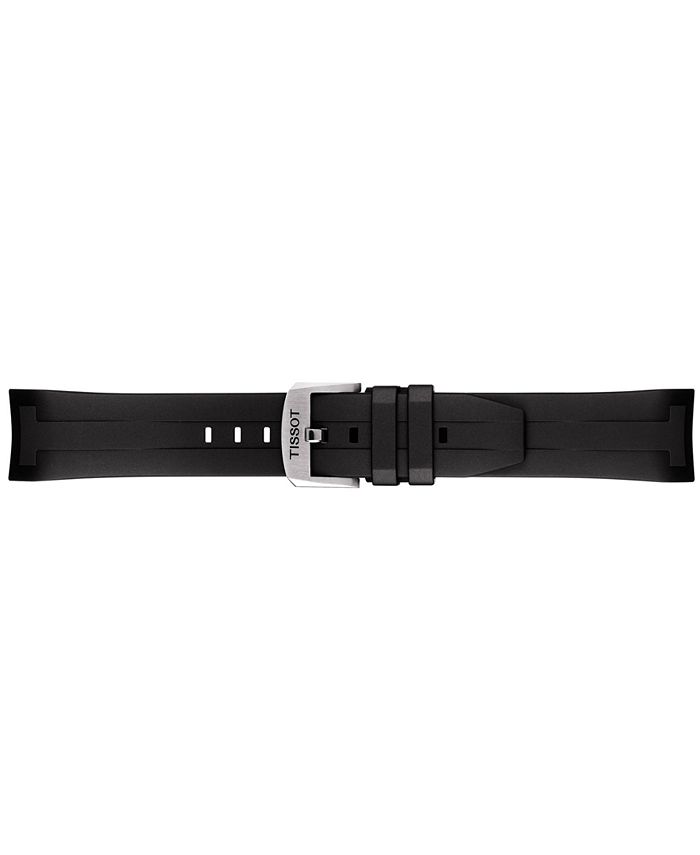 Tissot - Men's Swiss Chronograph Seastar 1000 Black Rubber Strap Watch 46mm