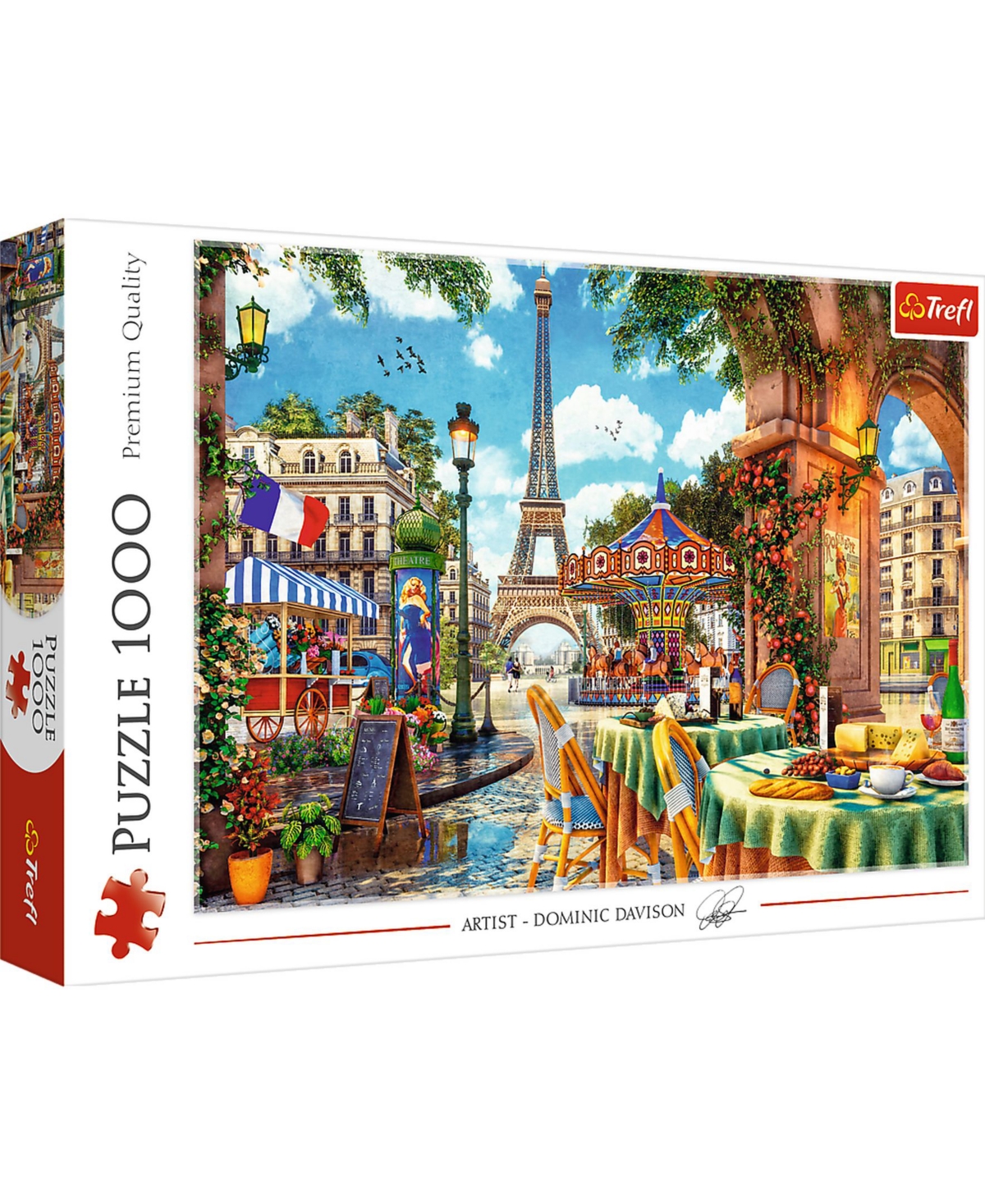 Trefl Jigsaw Puzzle Parisian Morning In France, 1000 Piece In Multicolor