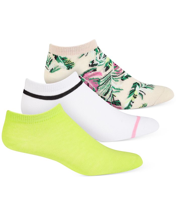Neon no show socks discount
