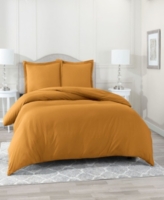 Super Soft Double Brushed Microfiber 3 Pc. Duvet Cover Set, California King - Mocha