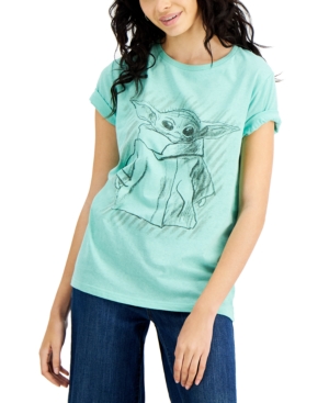 Disney Juniors' Grogu Graphic Boyfriend T-Shirt