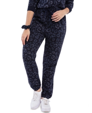 Sundown By Splendid Juniors' Playa Leopard-Print Joggers