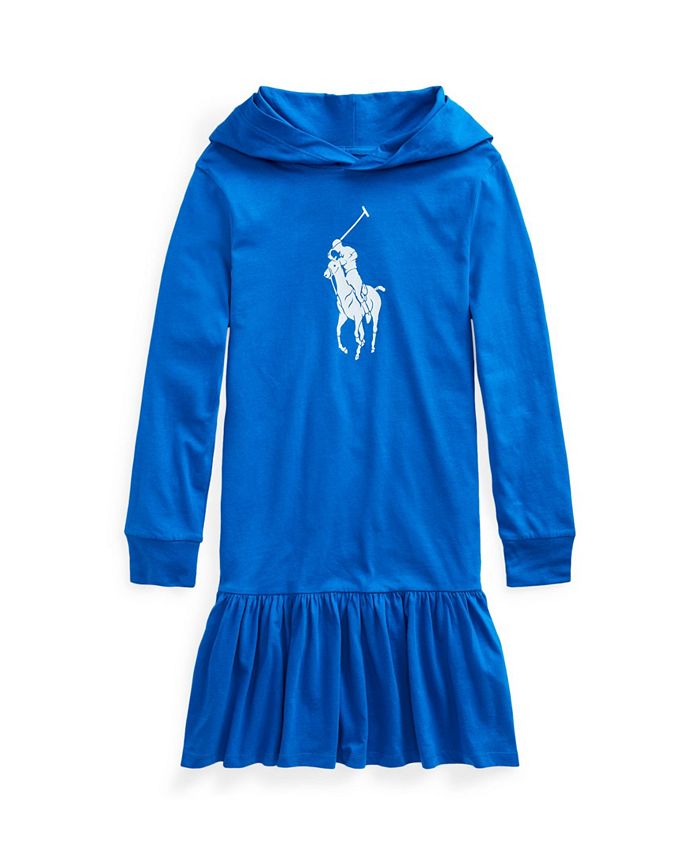Polo Ralph Lauren Big Girls Big Pony Cotton Jersey T-shirt Dress - Macy's