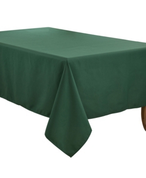 Saro Lifestyle Everyday Design Solid Color Tablecloth, 160" X 65" In Medium Green