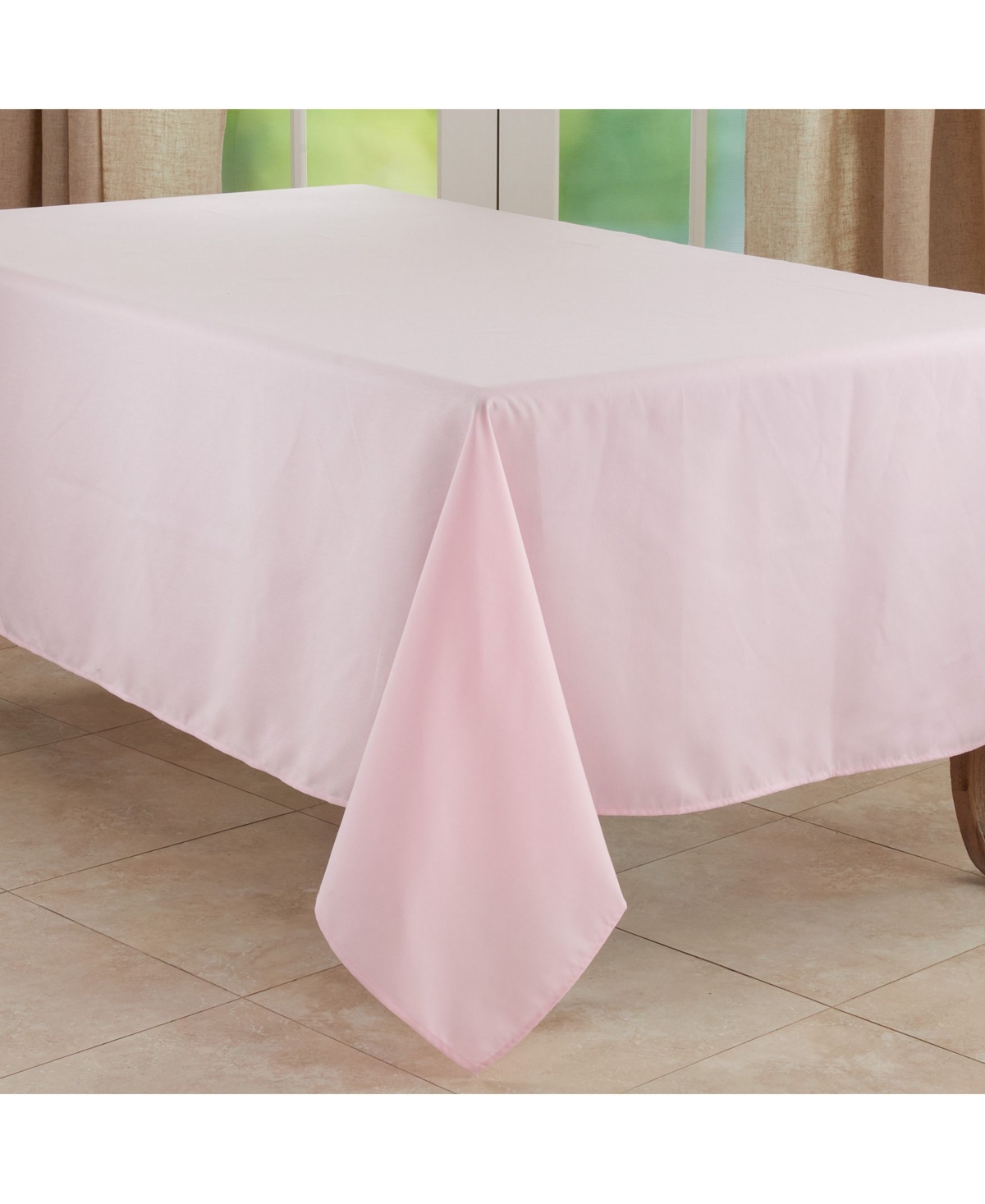 Saro Lifestyle Everyday Design Solid Color Tablecloth,