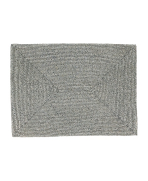 Saro Lifestyle Elegant Table Mats with Beaded Design Set of 4 18