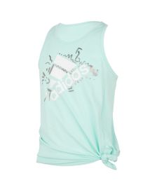 Big Girls Sleeveless Tie Front Tank Top