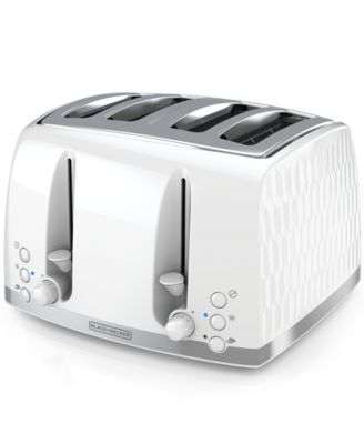 Black & Decker Honeycomb Collection 4-Slice Toaster - Macy's