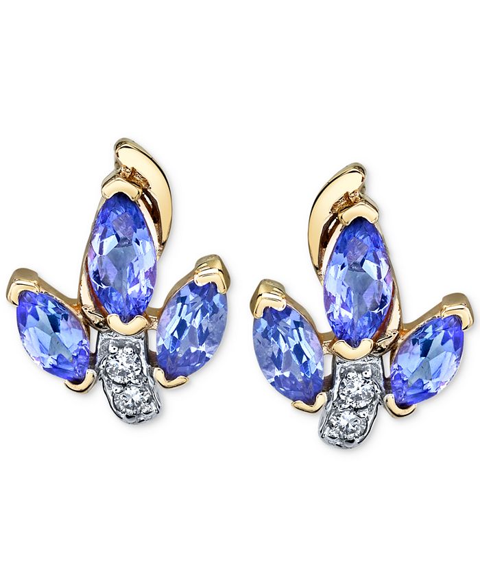 Real tanzanite earrings Clearance