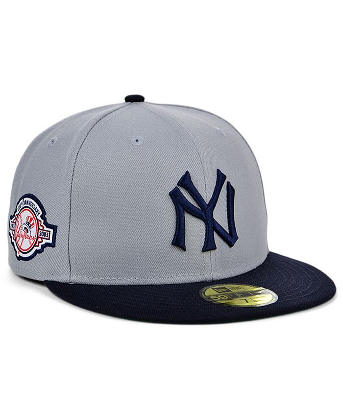 New Era New York Yankees Gray Anniversary 59FIFTY Cap & Reviews ...