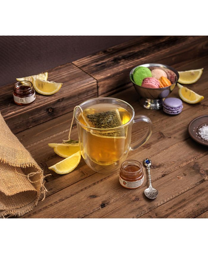 JoyJolt Serene Double Wall Coffee Mugs Set of 2 Macy's