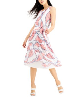 macys white sundress