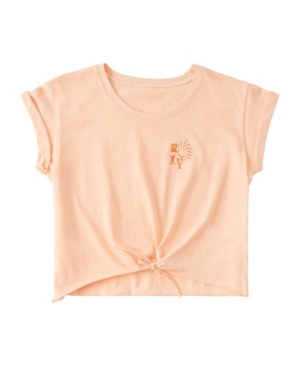 Big Girls Roxsun Tie Front Tee
