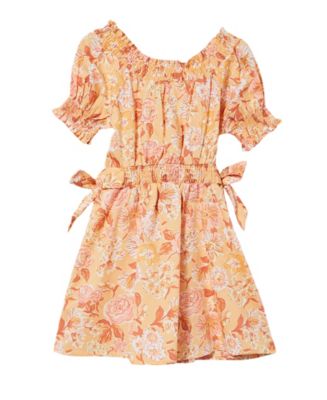 COTTON ON Little Girls Samira Shorts Sleeve Dress - Macy's