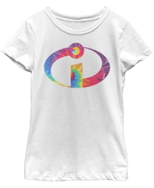 Big Girls The Incredibles Tie-Dye Logo Short Sleeve T-shirt
