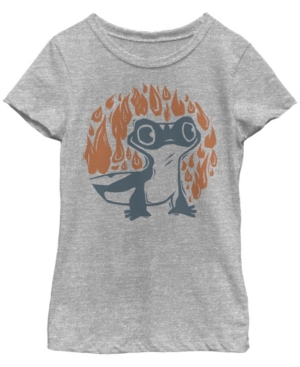 Big Girls Frozen 2 Salamander Circle Short Sleeve T-shirt