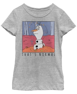 Big Girls Frozen 2 Normal Short Sleeve T-shirt
