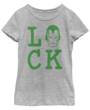Big Girls Marvel Iron Luck Short Sleeve T-shirt