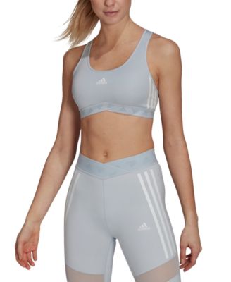 adidas - Mesh Cross-Back Medium-Support Sports Bra