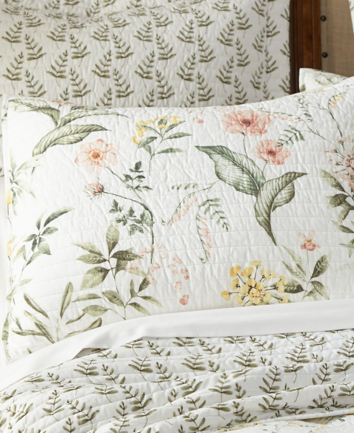 Levtex Viviana Watercolor Floral 2-Pc. Quilt Set,