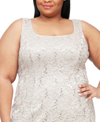 Plus Size 2-Pc. Lace Jacket & Sheath Dress Set