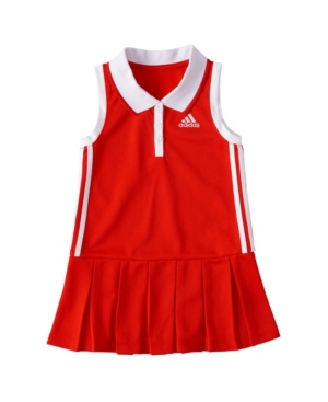 adidas Little Girls Sleeveless Polo Dress