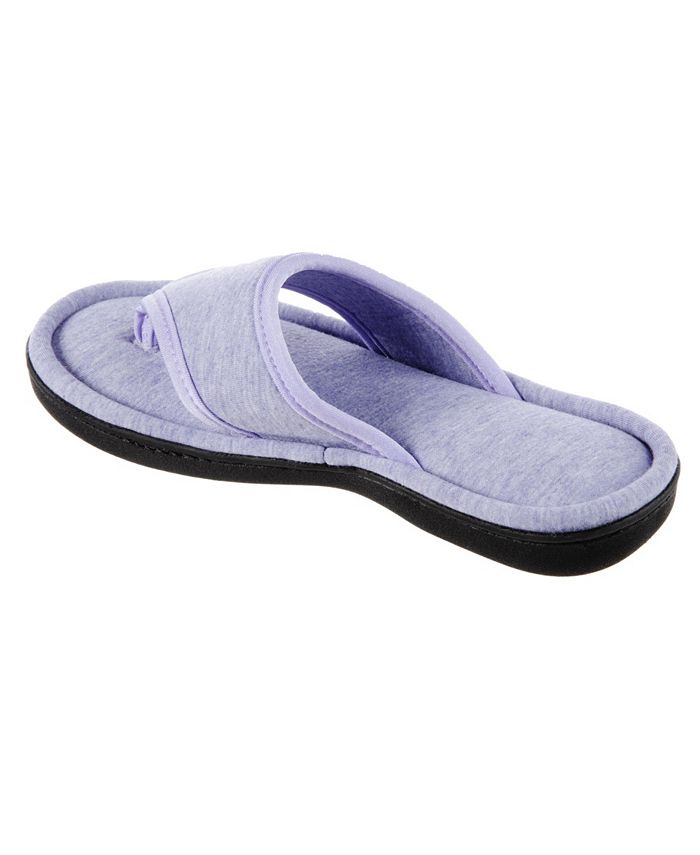Isotoner Signature Women's Jersey Cambell Thong Slippers Macy's