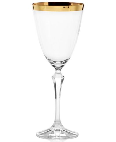 Mikasa Serenity Gold Red Wine Glass