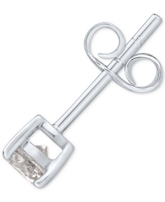 Macy's - Men's Single Diamond Stud Earring (1/4 ct. t.w.)