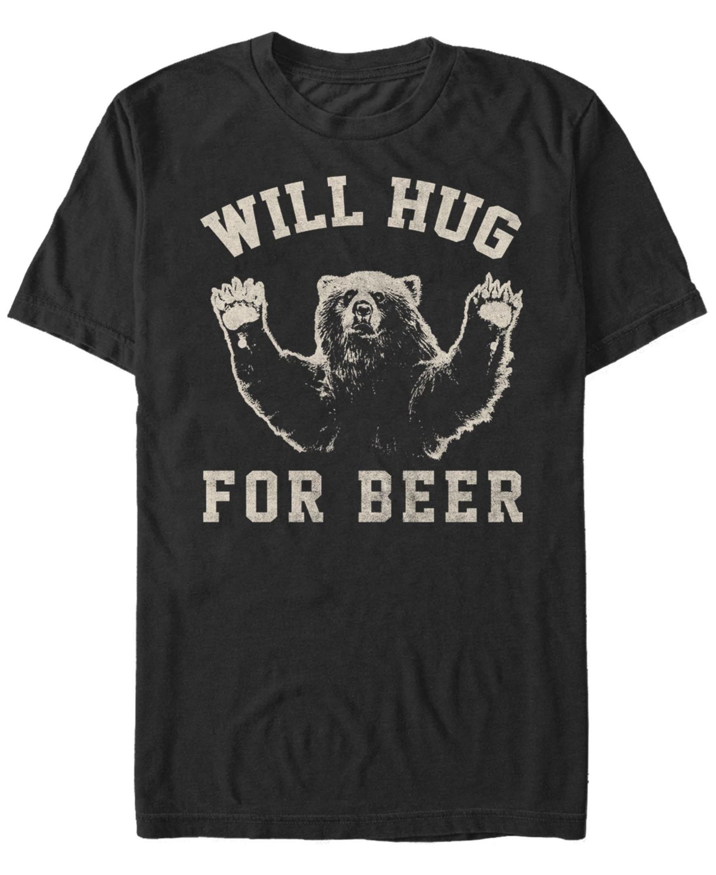 Мужская футболка Fifth Sun Beer Hugs Short Sleeve Crew, цвет: Чёрный — фото 1
