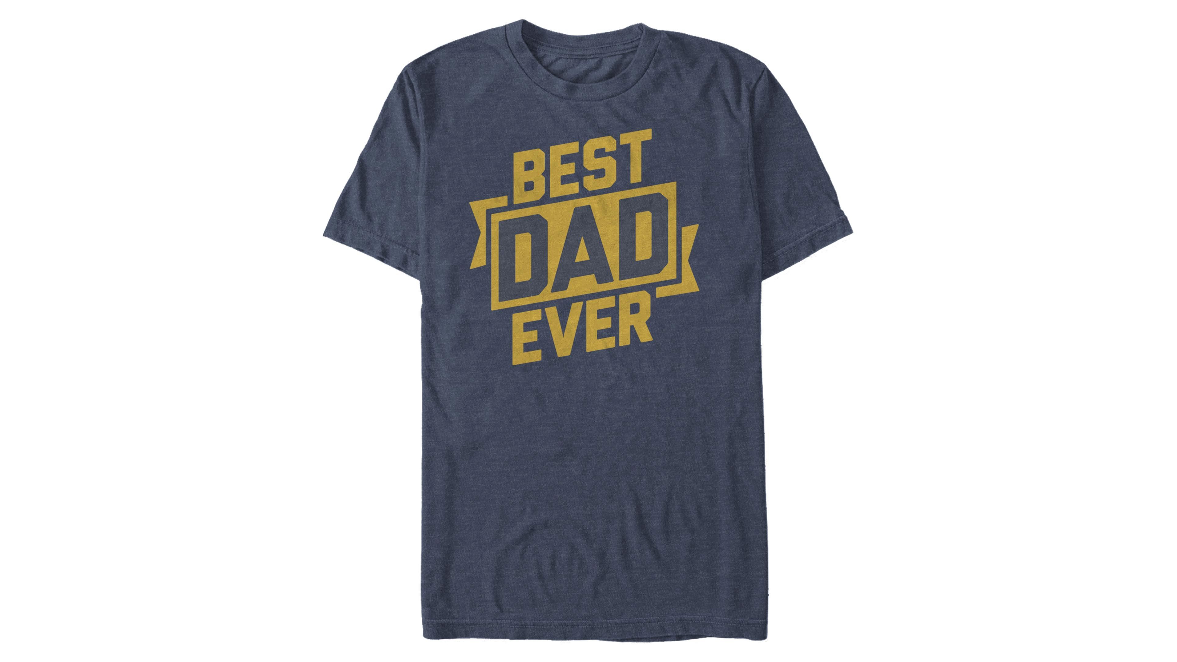 Fifth Sun Men's Best Dad Ever Short Sleeve Crew T-shirt