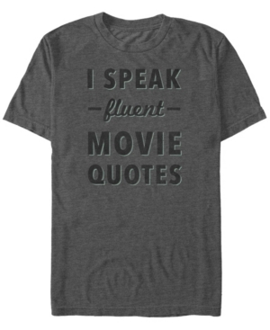 Fifth Sun Men's Fluent-in Short Sleeve Crew T-shirt In Charcoal Heather