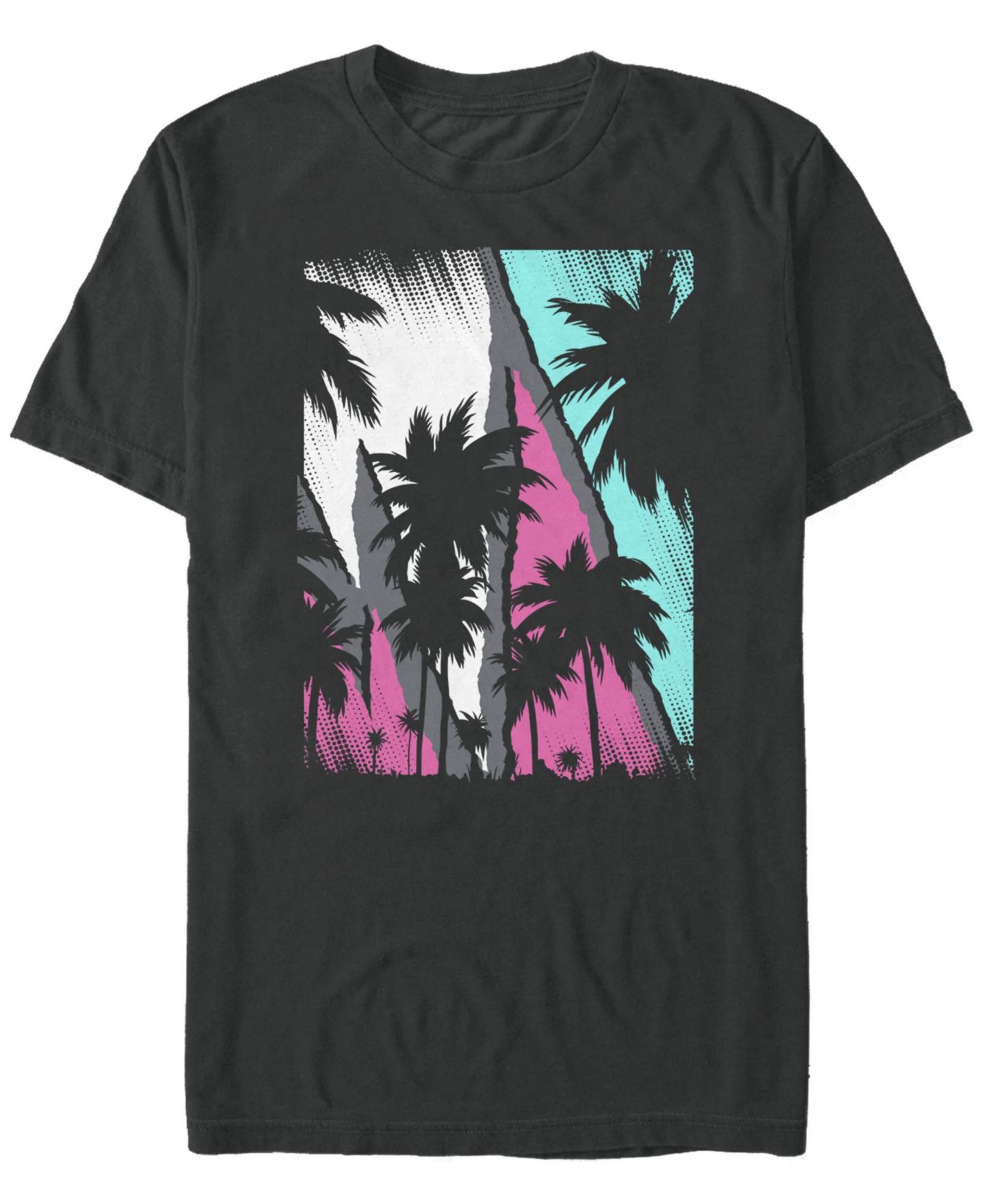 Мужская футболка Fifth Sun Windy Palms Short Sleeve Crew, цвет: Чёрный — фото 1