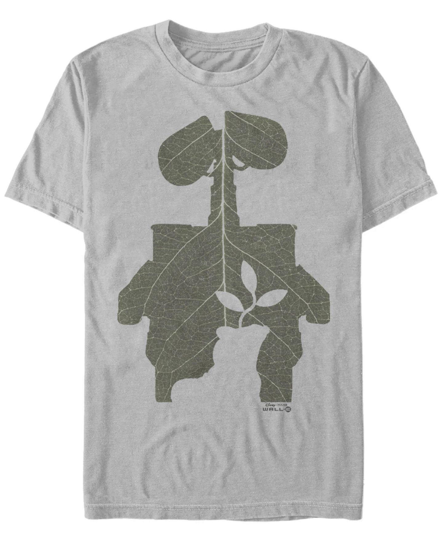 Мужская футболка Fifth Sun Wall-E Leaf Fill Short Sleeve Crew, цвет: Серебряный — фото 1
