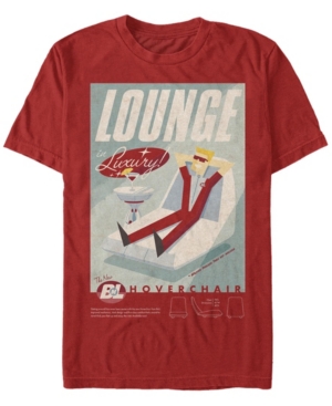 Fifth Sun Men's Lounge Poster Short Sleeve Crew T-shirt In Red