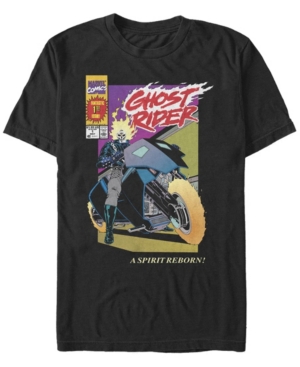 Fifth Sun Men's Ghost Rider New Short Sleeve Crew T-shirt In Black